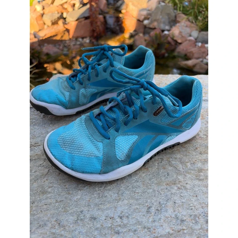 Reebok CrossFit U-Form Womens‎ Blue Training Shoes Sneakers J99806 Size 7